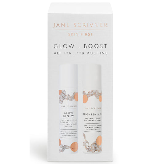 GLOW BOOST DUO . THE GIFT OF GLOW    GLOW RENEW 50 ml & BRIGHTENING B 50 ml